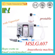MSLGA07 Protable medizinische Ventilator Maschine mit Vaporizer Best Anästhesie Ventilator in China
